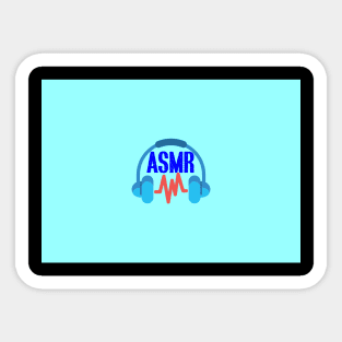 Cute ASMR Headphones Sticker